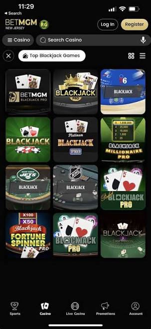 Innenansicht eines Luxus-Casinos